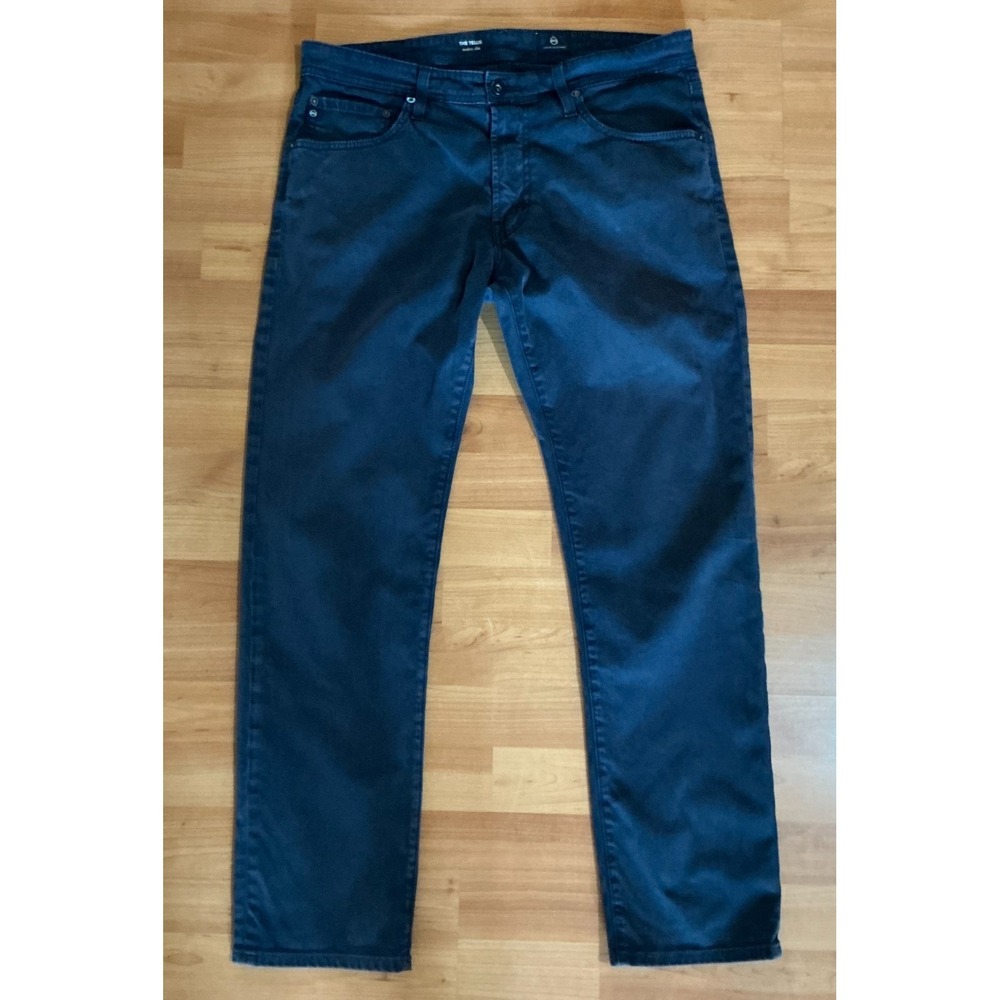 AG Tellis Jeans Mens 34 Dark Wash Blue Slim Fit Stretch Adriano Goldschmied